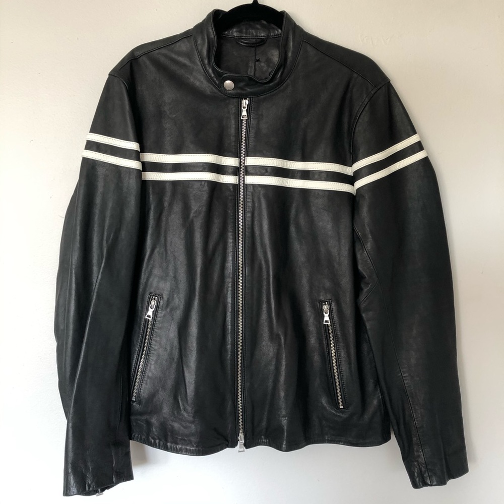 Vince Leather Moto Jacket